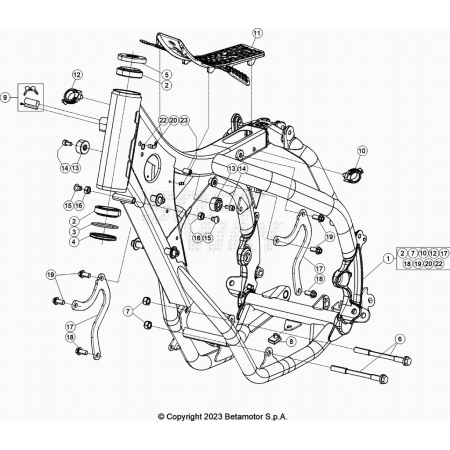 CHASSIS BETA 200 RACING 2024