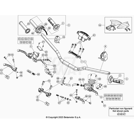 COMMANDES-GUIDON BETA 200...