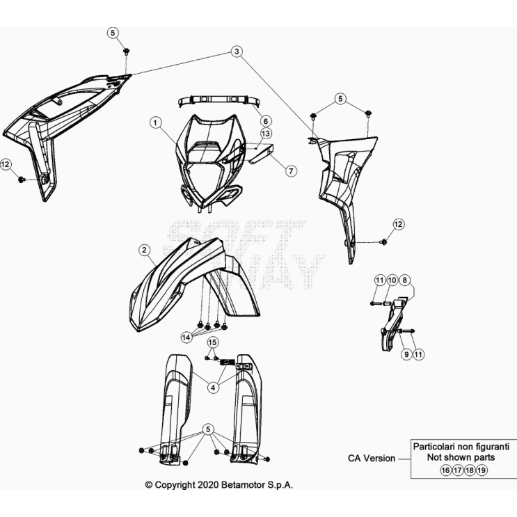CARENAGES BETA 300 RACING 2024