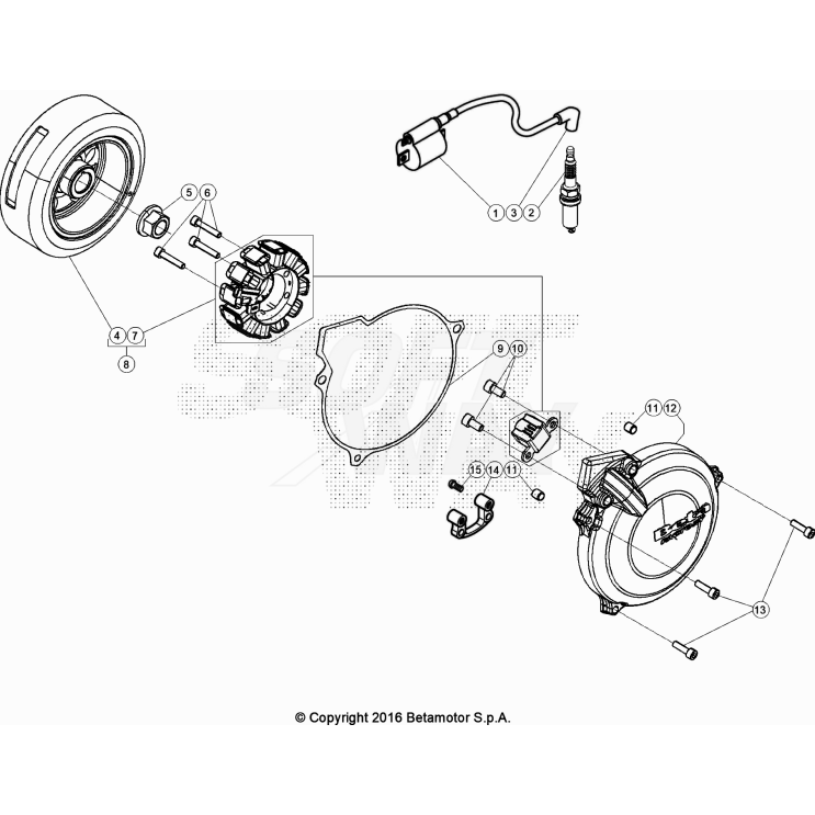 ALLUMAGE BETA 125 EVO FACTORY 2022