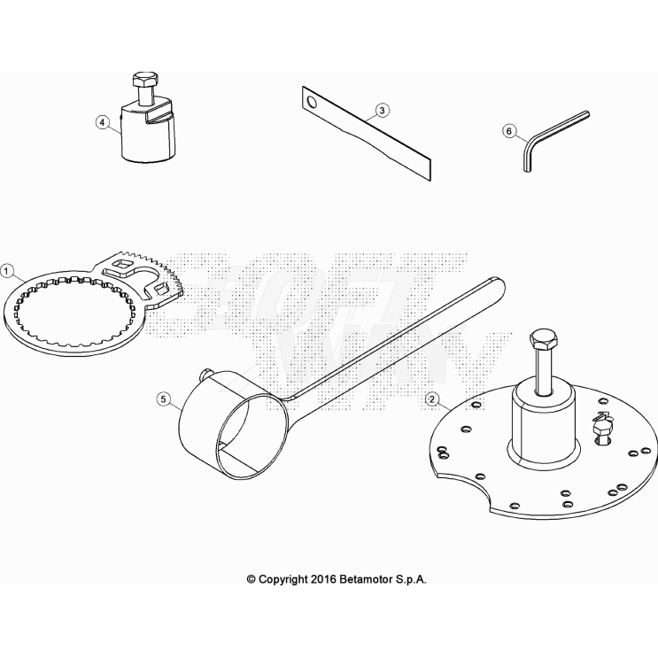 OUTILLAGE SPÉCIAL MOTEUR BETA 125 EVO FACTORY 2022