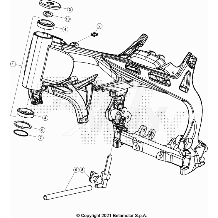 CHASSIS BETA 125 EVO FACTORY 2022
