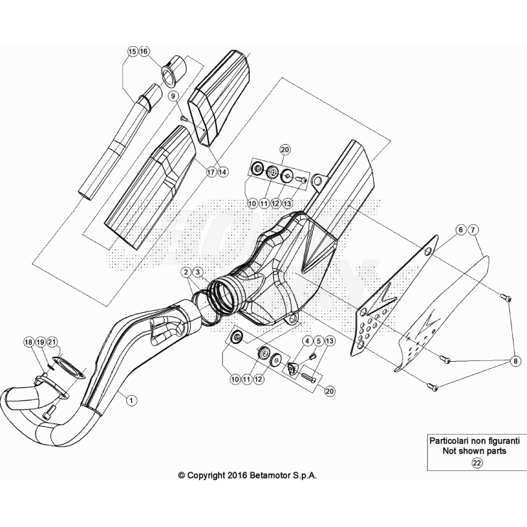 ECHAPPEMENT BETA 125 EVO FACTORY 2022