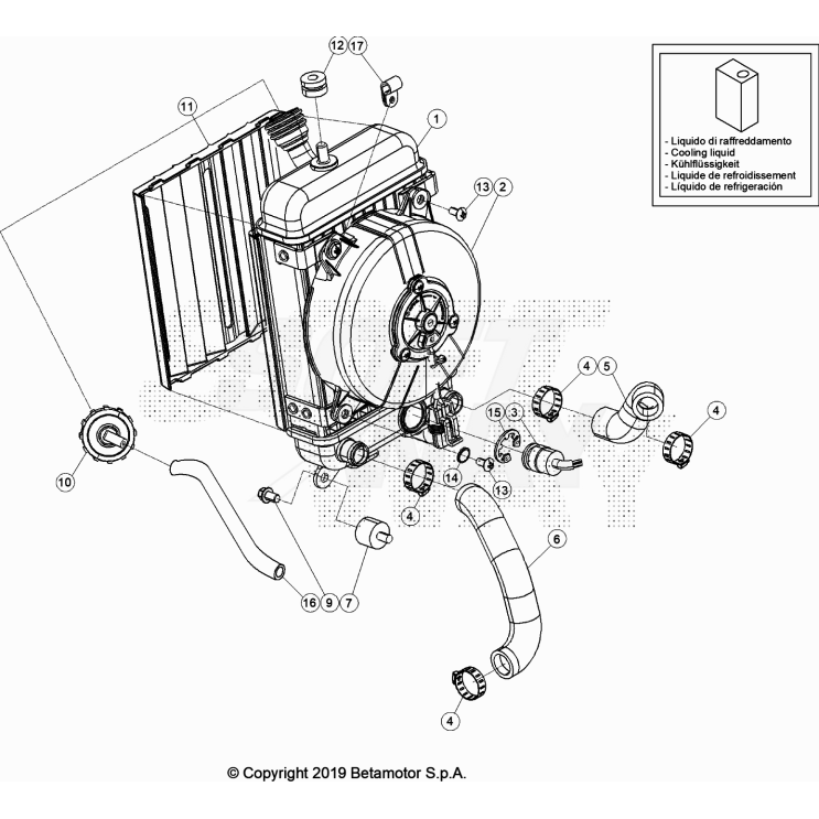 RADIATEURS BETA 125 EVO FACTORY 2022