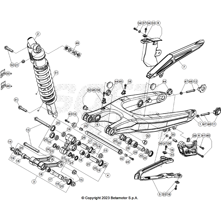 BRAS OSCILLANT 250 XTRAINER 2025