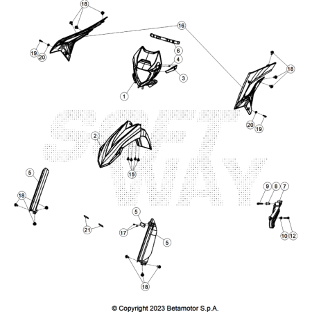 CARENAGES 250 XTRAINER 2025