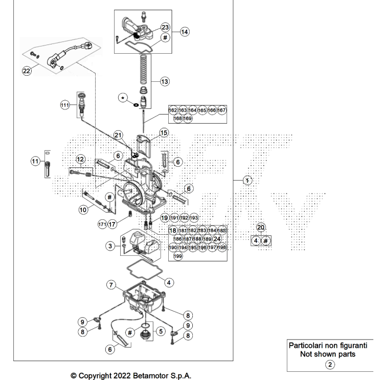 CARBURATEUR 250 XTRAINER 2025