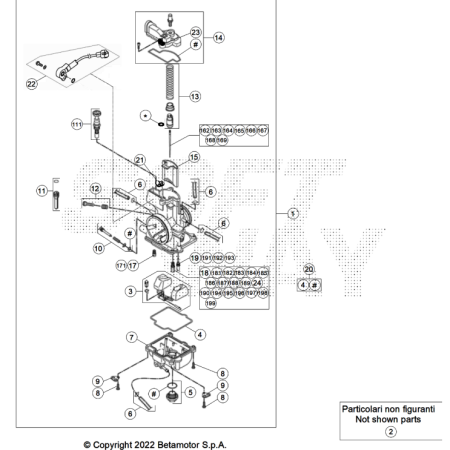 CARBURATEUR 250 XTRAINER 2025