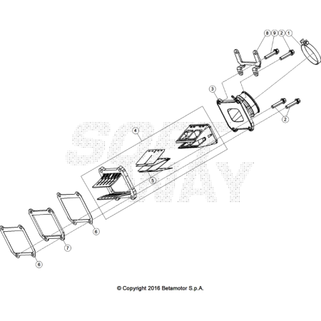 BOITE A CLAPET 250 XTRAINER...