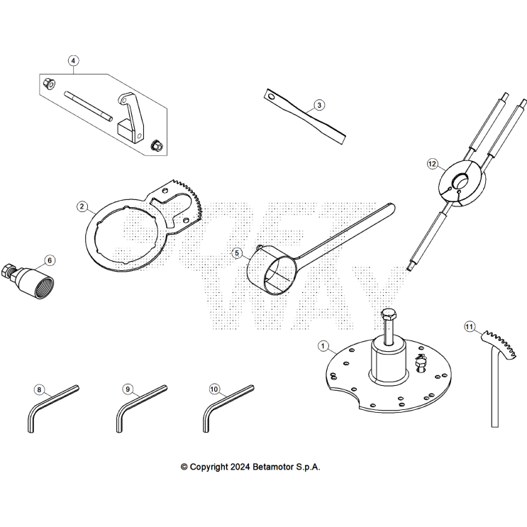 OUTILLAGE SPÉCIAL MOTEUR 300 XTRAINER 2025
