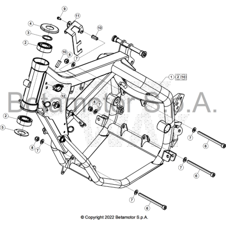 CHASSIS MOTARD RR 2T 50 X...