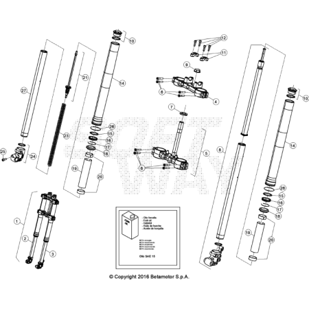 FOURCHE MOTARD BLUE RR 50...