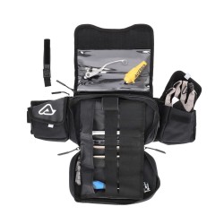 Sacoche banane DROMY ACERBIS noir blanc moto enduro