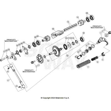 POMPE A EAU / VALVES BETA...