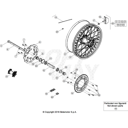 ROUE AR. BETA 125 RACE 2025