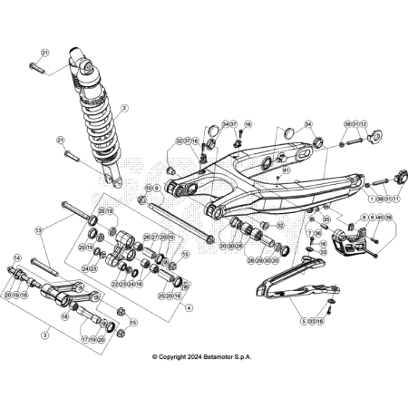 BRAS OSCILLANT BETA 125...