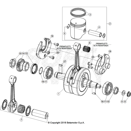 VILEBREQUIN-PISTON BETA 200...
