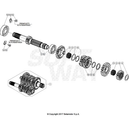 BOÎTE A VITESSES 1 BETA 200...