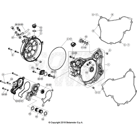 CARTER EMBRAYAGE BETA 200...