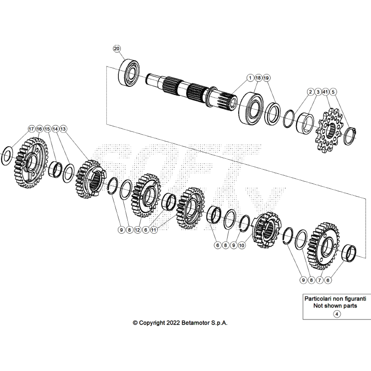 BOÎTE A VITESSES 2 BETA 200 RACE 2025