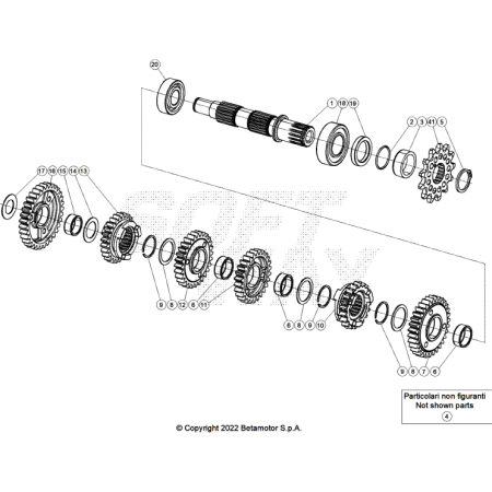 BOÎTE A VITESSES 2 BETA 200...