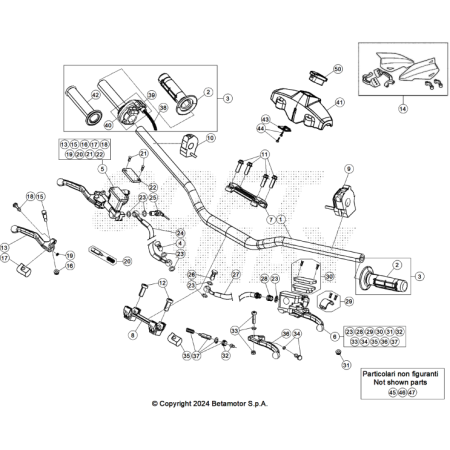 COMMANDES-GUIDON BETA 200...