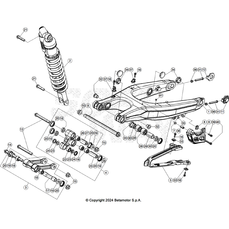 BRAS OSCILLANT BETA 200 RACE 2025