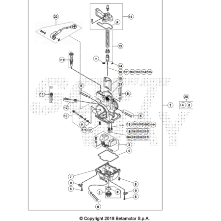 CARBURATEUR BETA 200 X-PRO...