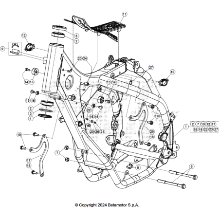 CHASSIS BETA 200 X-PRO 2025