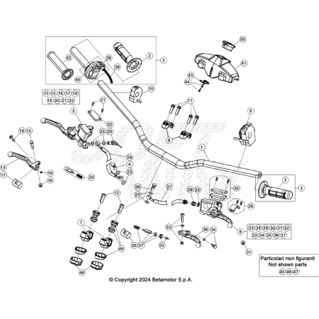 COMMANDES-GUIDON BETA 200...