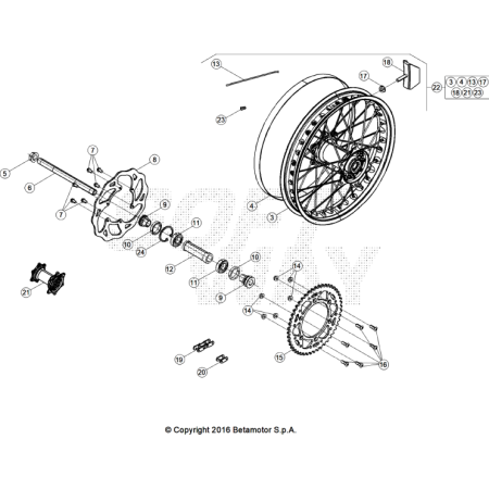 ROUE AR. BETA 200 X-PRO 2025