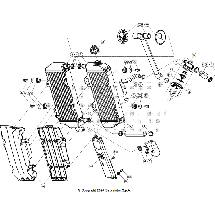 RADIATEUR BETA 250 X-PRO 2025