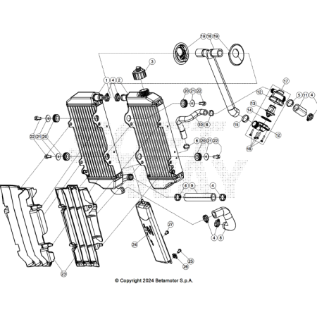 RADIATEUR BETA 250 X-PRO 2025