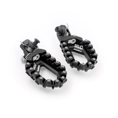 Repose pied S3 aluminium HARDROCK SOLID pour Beta noir