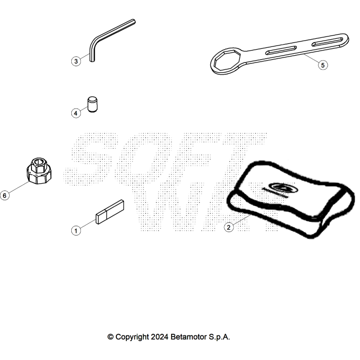VUE ECLATEE OUTILLAGE SPÉCIAL CHASSIS BETA 300 RX 2025