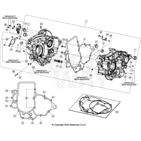 VUE ECLATEE CARTER MOTEUR...