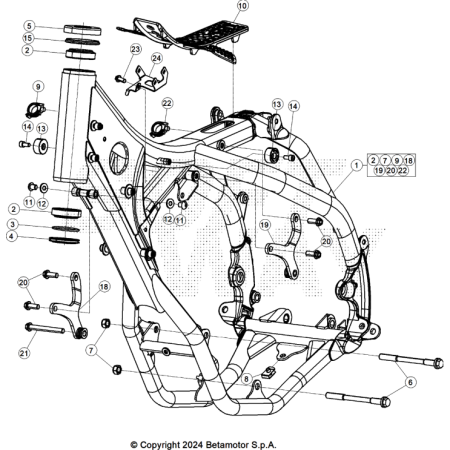 VUE ECLATEE CHASSIS BETA...