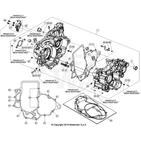 VUE ECLATEE CARTER MOTEUR...