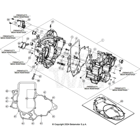 VUE ECLATEE CARTER MOTEUR...
