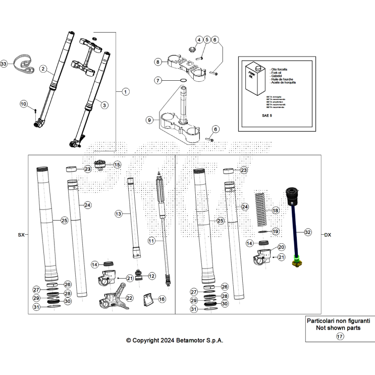 VUE ECLATEE FOURCHE BETA 390 X-PRO 2025
