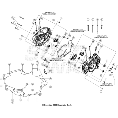 VUE ECLATEE CARTER MOTEUR...