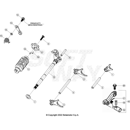 VUE ECLATEE COMMANDE BOÎTE...