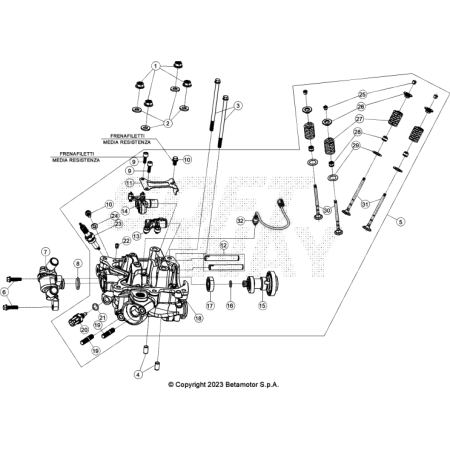 VUE ECLATEE CULASSE BETA...