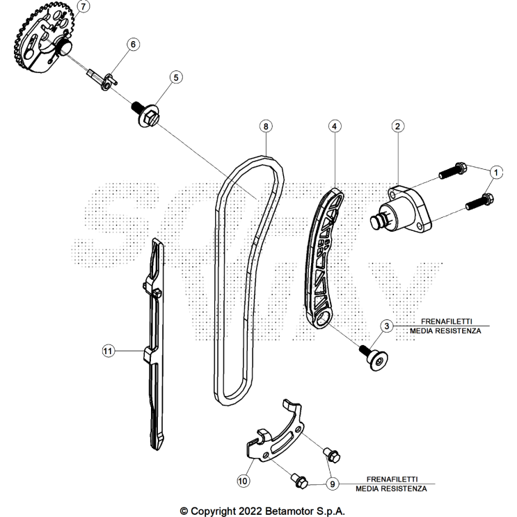 VUE ECLATEE DISTRIBUTION BETA 125 4T GRIS 2024