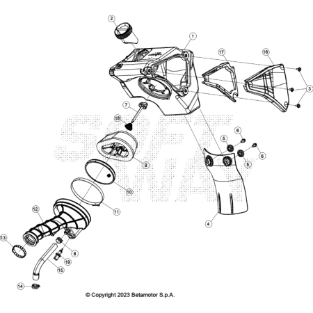 VUE ECLATEE BOÎTIER A AIR...