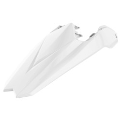 Garde-boue arrière blanc Polisport avec plaques latérales Beta 2T/4T 2018-2019 