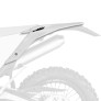 Garde-boue arrière blanc Polisport avec plaques latérales Beta 2T/4T 2018-2019 