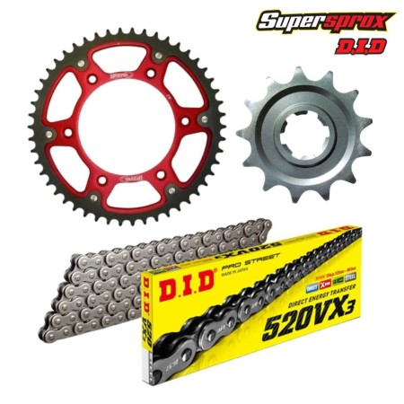 Kit chaine Bi-Métal pour BETA enduro depuis 2013 2T/4T 13-49 