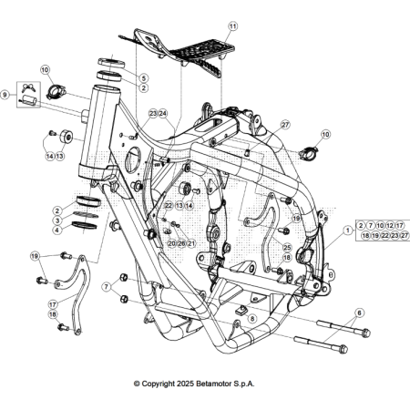CHASSIS BETA 125 X-RPO 2026