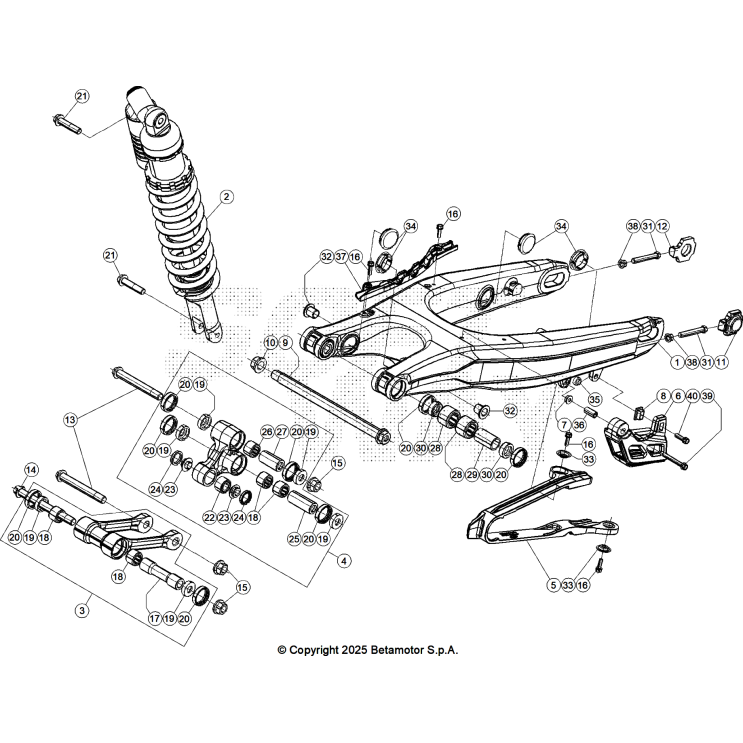 BRAS OSCILLANT BETA 125 X-RPO 2026
